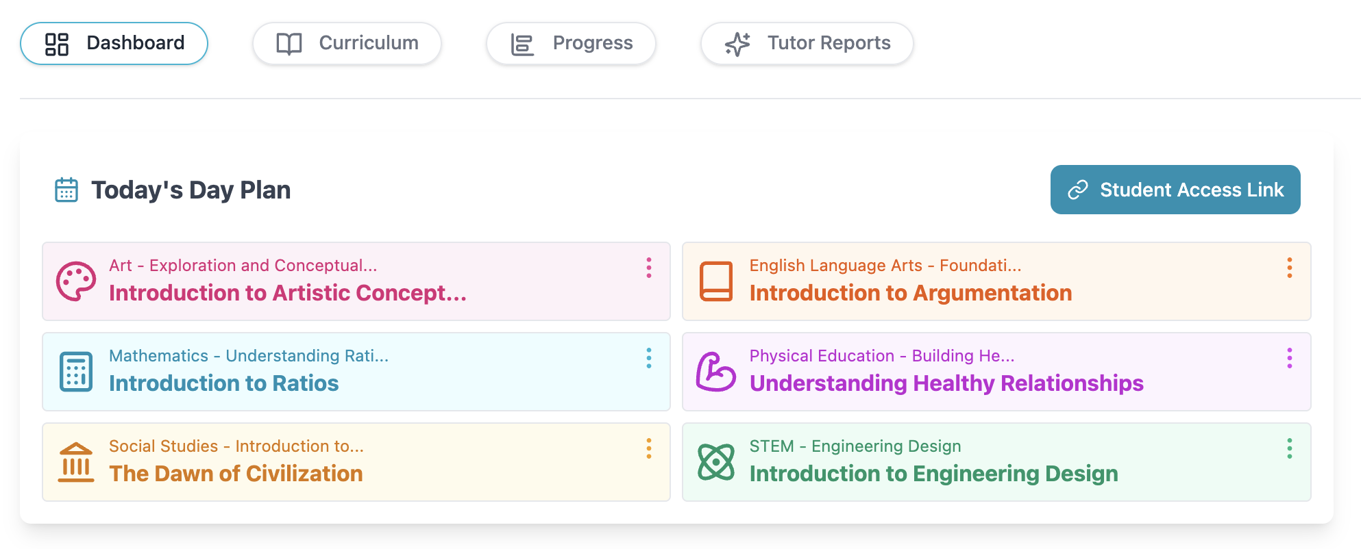 student dashboard